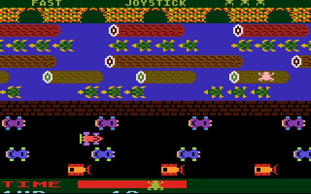 Frogger (1983) (Parker Bros) Screenshot 1